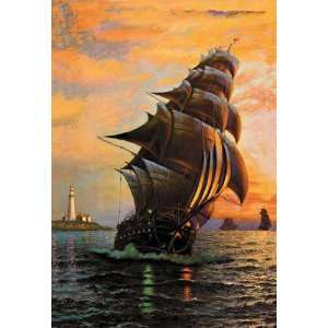  Sailboat Colors 12x18 Giclee on canvas