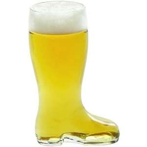 Stolzle Bierstiefel Half Liter Glass Beer Boots, Party Pack   Set of 6