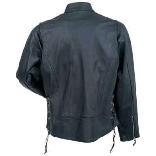 Mens Rocky Mountain Hides Solid Leather Motorcycle, Cruiser Jacket NEW 