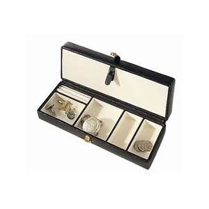  Traveling Leather Jewelry Box   Safe Deposit Box 