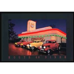  Neonetics 3R66NL ROUTE 66 DINER NEON/LED PICTURE