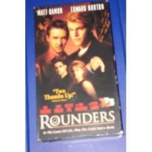  Rounders   VHS   starring matt damon 