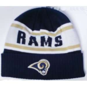  NFL Football St. Louis Rams Beenie Ski Cap Hat   One Size 