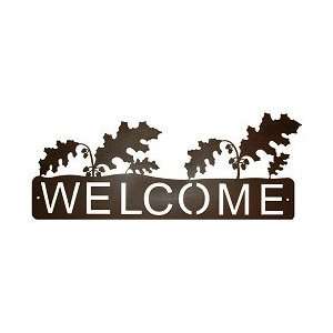  Oak Leaf Design Welcome Sign