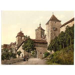  Kobolzeller Tor,Rothenburg ob der Tauber,Bavaria,,c1895 