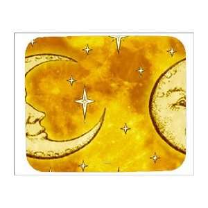    Golden Moon Smiling Design Art Mouse Pad Mousepad