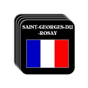  France   SAINT GEORGES DU ROSAY Set of 4 Mini Mousepad 