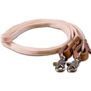    Mustang Waxed Flat Braided Poly Roping Rein 1/2In