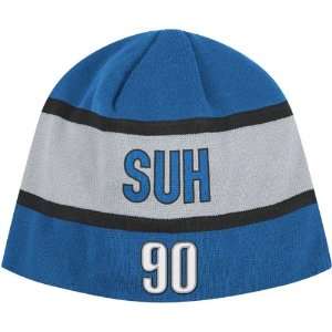  Ndamukong Suh Detroit Lions Player Name & Number Knit Hat 