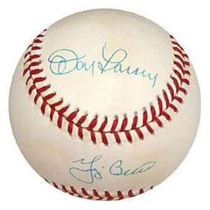  Yogi Berra & Don Larsen Autographed Baseball   Autographed 