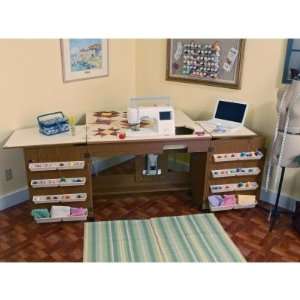  Arrow Bertha Sewing Cabinet, Oak Arts, Crafts & Sewing