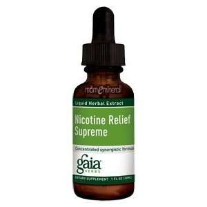  Gaia Herbs   Nicotine Relief 1 oz