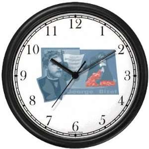  George Bizet Musician   Music Composer Wall Clock by 