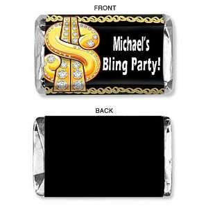  Bling Personalized Mini Candy Bar Wrapper   Qty 75 Health 