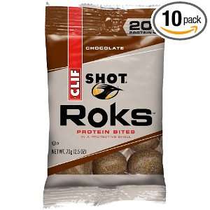  Clif Shot Roks, Chocolate, 2.5 Ounce, 10 Count Health 