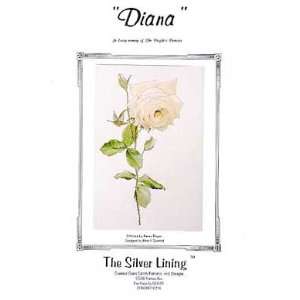  Diana (White Rose)   Cross Stitch Pattern Arts, Crafts 