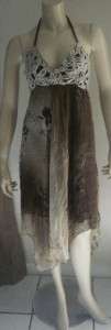 RINASCIMENTO Halter Dress Sz L~~Made in ITALY  