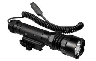   Gun LED Flashlight BLACK Tactical Rifle Carbine Shotgun Quick Detach