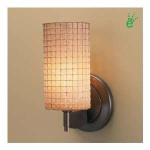  Bruck Sierra One Light LED Wall Sconce with Amber Glass 
