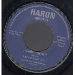   VINYL 45) UK HARON 1977 HARRY BOLDER WITH PAT COLLINS TRIO Music