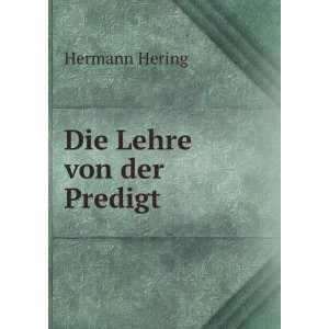 Die Lehre von der Predigt Hermann Hering  Books