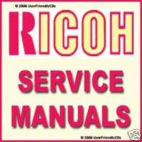 RICOH Digital DUPLICATOR SERVICE MANUALS Manual 2 CDs  