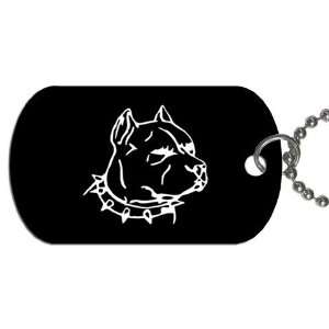  Pitbull Pit bull Dog Tag with 30 chain necklace Great 