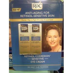  ROC Retinol Correxion Sensitive Eye Cream , Pack of 2 