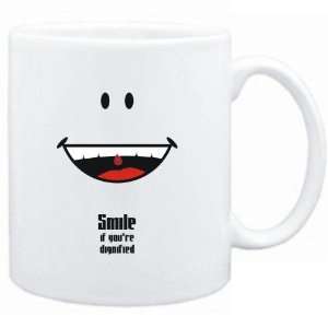   Mug White  Smile if youre dignified  Adjetives