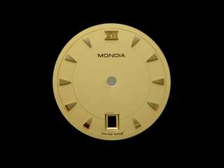 Original Vintage MONDIA Watch Dial Mens New  