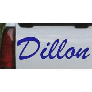  Blue 6in X 2.0in    Dillon Car Window Wall Laptop Decal 