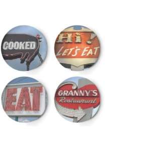  Iconic Diner Signs Plate Set