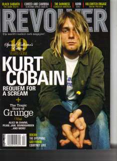 KURT COBAIN NIRVANA Revolver Magazine 4/04 GRUNGE  