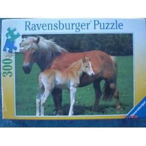    Ravensburger Puzzle Mare and Foal 300 pieces Toys & Games