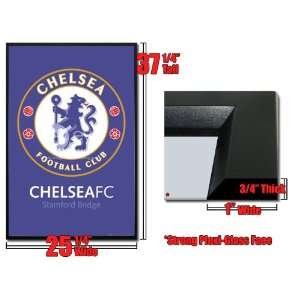  Framed Chelsea FC Badge Crest Poster 33628