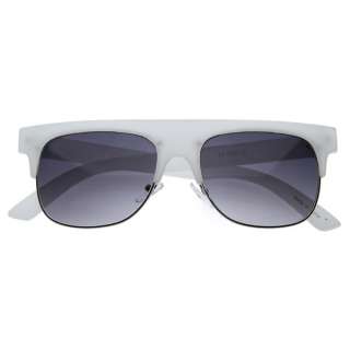 Super Flat Top Retro Frame Clubmaster Sunglasses 8342  