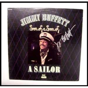  Jimmy Buffett Signed Album Son Of A Son Of A Sailor 