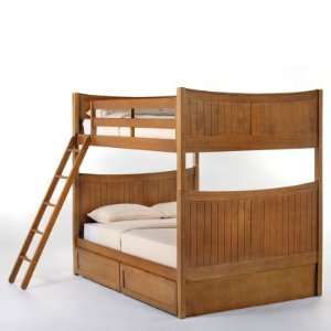   Schoolhouse Taylor Full over Full Bunk Bed   Pecan