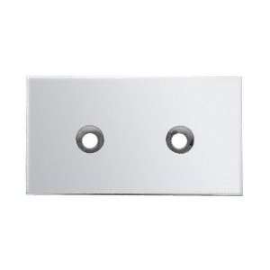 CRL Polished Chrome Cardiff Series Standard Cover Plate for the Door 