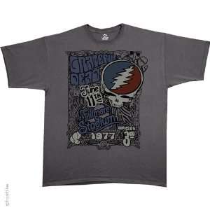  Grateful Dead Fillmore 77 T Shirt (Solid), 2XL Sports 