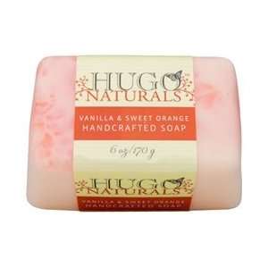  Hugo Naturals Hand Crafted Soap Vanilla & Sweet Orange 6 