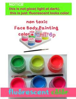 fluorescent★pearl color Makeup Body Face Painting kit★  