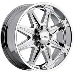 Incubus Grim 22x9 Chrome Wheel / Rim 8x170 with a 25mm Offset and a 