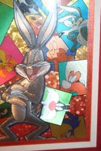 LOONEY TUNES OPITICAL ILLUSION ART BUGS BUNNY FRAMED  