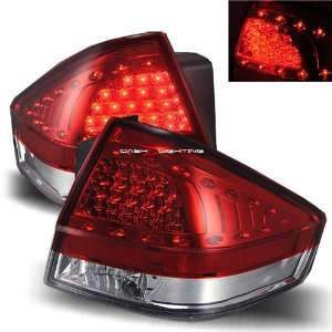  08 10 Ford Focus Sedan LED Tail Lights   Red Clear 