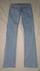 Authentic True Religion Johnny Straight Leg Denim Jeans sz 28  