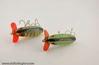 Vintage Spinning Fred Arbogast 631 F Jitterbug Green Fishing Lure