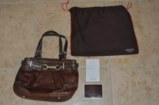   Brown Soft Leather Purse Handbag Beautiful With Receipt & Dust Cover