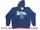 New York Yankees MLB Majestic Hoodie Sweater Shirt Zipp