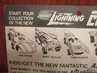 Vintage Topper JOHNNY LIGHTNING Customs 1971 HAIRY HAULER Blister Pack 